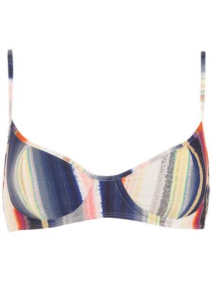 Lygia & Nanny stripe-print bikini set - Multicolour