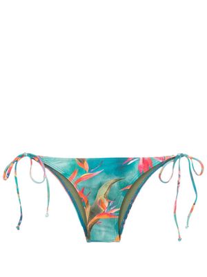 Lygia & Nanny Thai all-over print bikini bottoms - Blue