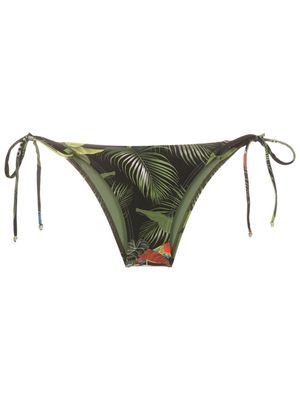 Lygia & Nanny Thai lace-up fastening bikini bottom - Green