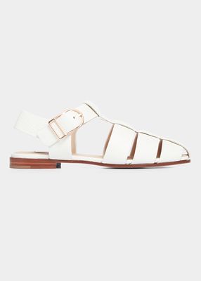 Lynn Caged Leather Sandals
