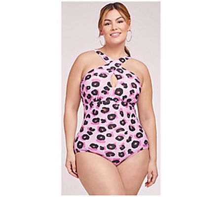 LYSA-Love Your Size Always Keyhole One-Piece-An mal