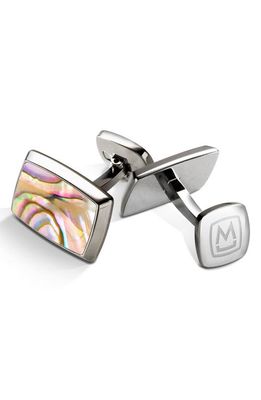 M-Clip® M-Clip Abalone Cuff Links in Yellow 