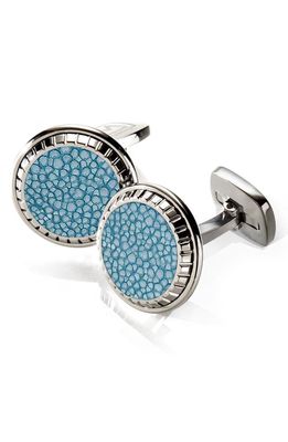 M-Clip® M-Clip Stingray Cuff Links in Blue 