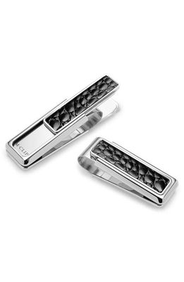 M-Clip® Monterey Alligator Money Clip in Black 