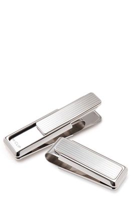 M-Clip® Monterey Alligator Money Clip in Metallic Silver 