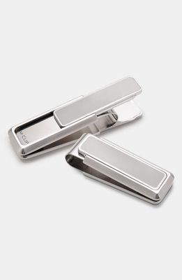 M-Clip® Polished Border Money Clip in Silver