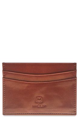 M-Clip® RFID Leather Card Case in Brown