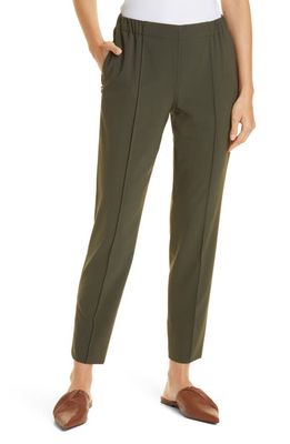 M.M.LaFleur The Colby OrigamiTech Straight Leg Pants in Olive