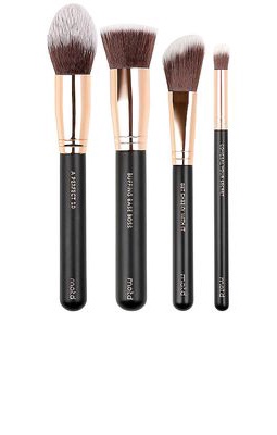 M.O.T.D. Cosmetics Best Of Face Brushes in Black.