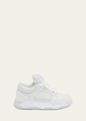 MA-1 Leather Mesh Sneakers