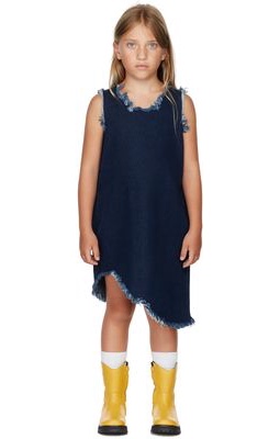 M'A Kids Kids Navy Denim Sleeveless Dress