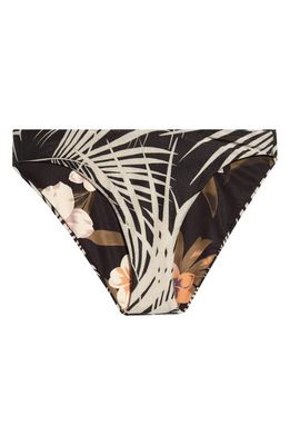 Maaji Areca Palm Sublimity Reversible Bikini Bottoms in Black