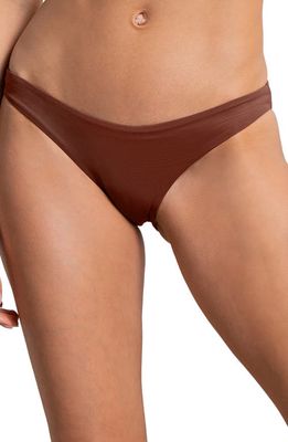 Maaji Moccachino Flirt Reversible Bikini Bottoms in Brown