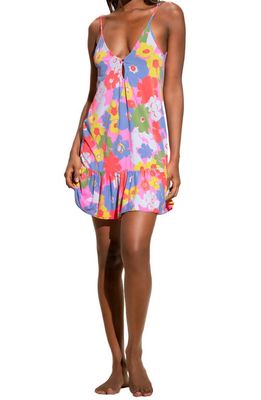 Maaji Pristine Flower Charlie Cover-Up Dress in Pnk Multicolor