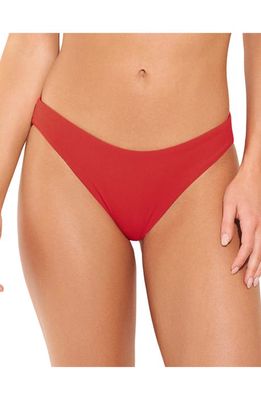 Maaji Salmonberry Sublimity Reversible Bikini Bottoms in Red