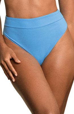 Maaji Suzy Q Reversible Bikini Bottoms in Blue