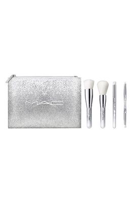 MAC Cosmetics Brush of Snow Essential Mini Makeup Brush Set