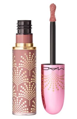 MAC Cosmetics Bubbles & Bows Powder Kiss Liquid Lip Color in Spiked Cocoa