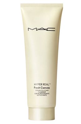 MAC Cosmetics Hyper Real Fresh Canvas Cream-to-Foam Cleanser in Regular