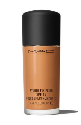 MAC Cosmetics Studio Fix Fluid SPF 15 Foundation in Nc47 Deepest Neutral Golden