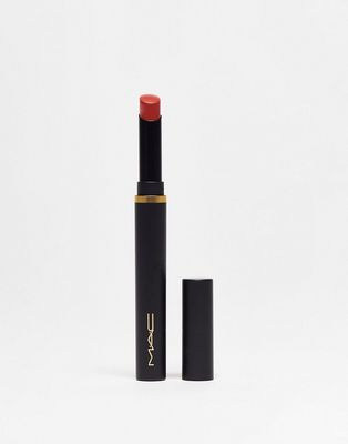 MAC Powder Kiss Velvet Blur Slim Lipstick - Gingerella-Orange