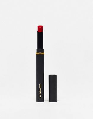 MAC Powder Kiss Velvet Blur Slim Lipstick - Ruby New-Red