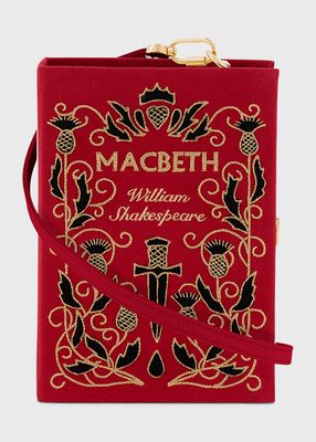 Macbeth by William Shakespeare Book Clutch Bag