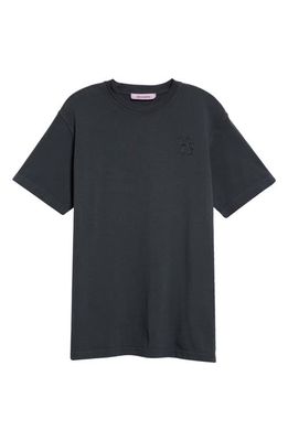 MACCAPANI Eusebio Compact Cotton Jersey T-Shirt in Black