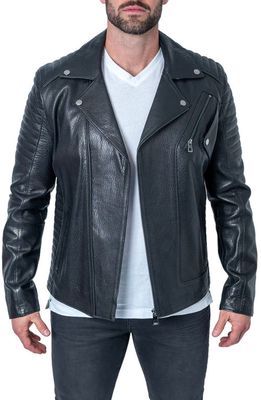 Maceoo Select Leather Jacket in Black