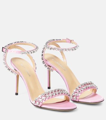 Mach & Mach Audrey crystal-embellished sandals