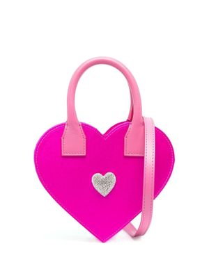 MACH & MACH heart-shape mini bag - Pink