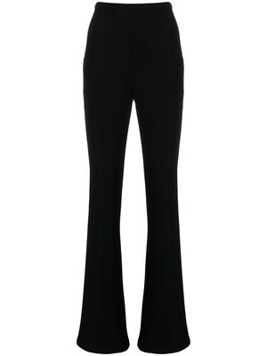 MACH & MACH high-waist knitted trouser - Black