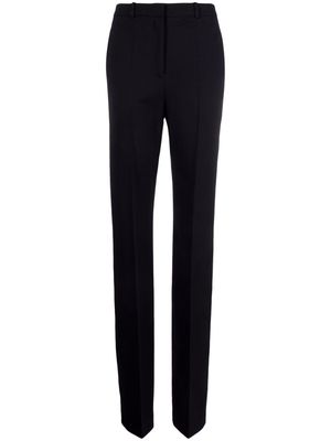 MACH & MACH pressed-crease tailored-cut trousers - Black