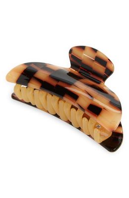 Machete Midi Heirloom Claw Clip in Blonde Checker