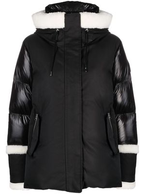 Mackage Cyrah panelled padded jacket - Black