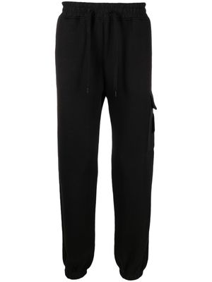 Mackage drawstring-waist cotton blend track pants - Black