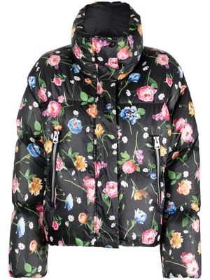 Mackage floral-print padded down jacket - Black