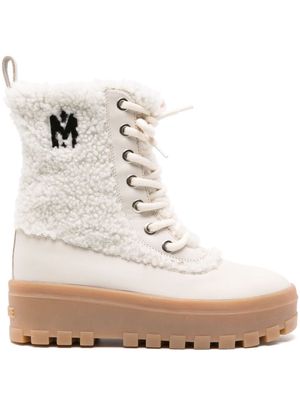 Mackage Hero shearling ankle boots - White