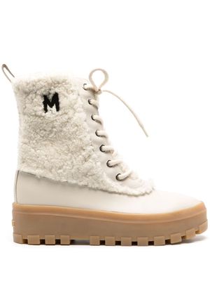 Mackage Hero shearling-lined boots - White