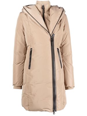 Mackage hooded zipped-up padded coat - Neutrals