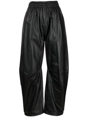 Mackage Illona Ladles drawstring-waist leather trousers - Black