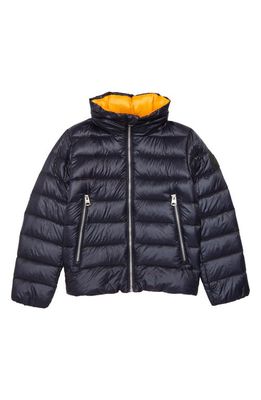 Mackage Kids' Billy Water Repellent 800 Fill Power Down Recycled Nylon Puffer Jacket in Navy