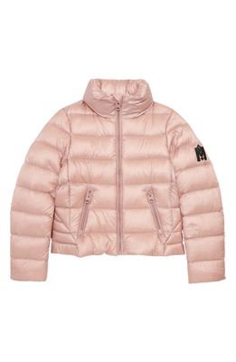 Mackage Kids' Kassidy Water Resistant 800 Fill Power Down Recycled Nylon Puffer Jacket in Rose