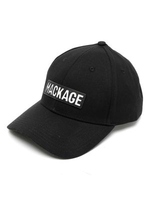 Mackage logo-appliqué cap - Black
