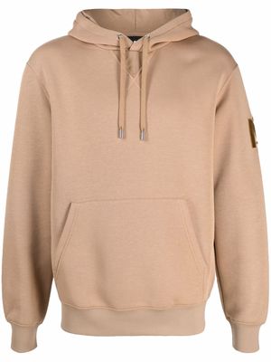MACKAGE logo patch-embellished hoodie - Brown