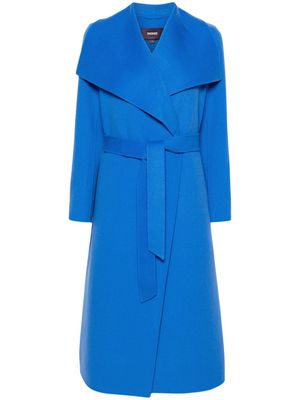 Mackage MAI-CN oversized-collar wool coat - Blue