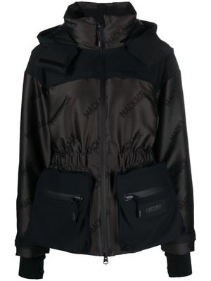 Mackage Nixie logo-print hooded jacket - Grey