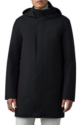 Mackage Roland City Water Resistant & Windproof 800 Fill Power Down Parka in Black