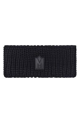 Mackage Sim-Z Ribbed Headband in Black