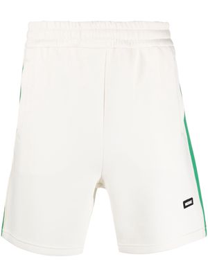 Mackage stripe-detail cotton track shorts - Neutrals